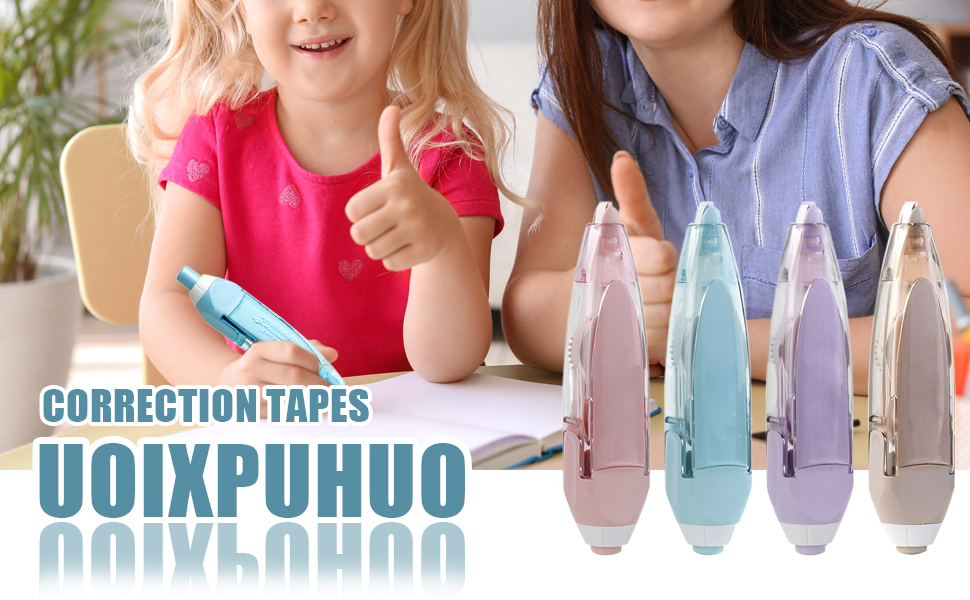 Retractable White Out Correction Tape