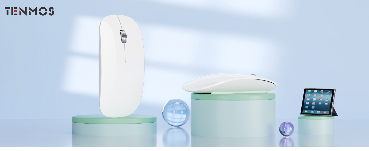 bluetooth wireless mouse white