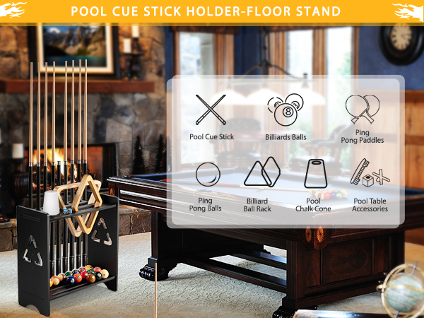 pool cue rack