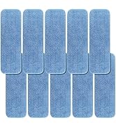 Replacement Microfiber Pad for Rubbermaid Commercial 18 Inch Mop Head - 10 Pack Wet &amp; Dry Commerc...