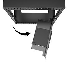1U rack mount for dell mini pc in 19&amp;#34; rack or cabinet
