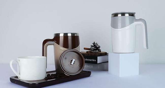 Automatic Magnetic Stirring Coffee Mug, Self Stirring Mug Magnetic Stirring Cup