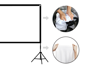 projector screen with stand