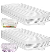 fullstar Silicone Stretch Lids for Fullstar Choppers &amp; Mandoline Slicers – Reusable Food Covers f...