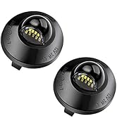LESAUCE LED License Plate Light Tag Lamp Assembly Replacement For Ford F-150 F-250 F-350 F-450 F-...