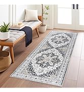 Madane Washable Runner Rug - 2x6 Rug Runners for Hallways 6 Feet Non Slip Vintage Kitchen Runner ...