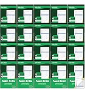 gisgfim 20 Pack Large Sales Order Book 2 Part Carbonless Receipt Books General Purpose Sales Book...
