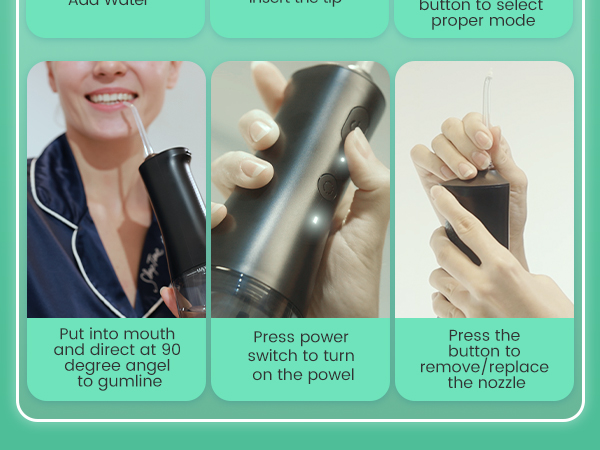 water dental flosser