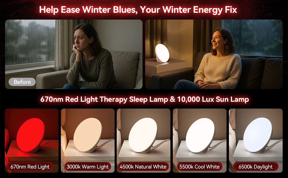 red light night light