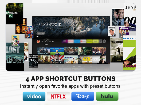 four shortcut bottons