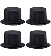 PH PandaHall Mini Top Hats Polyester Snowman Hats Tiny Hat Crafts Wine Bottle Toppers for Christm...