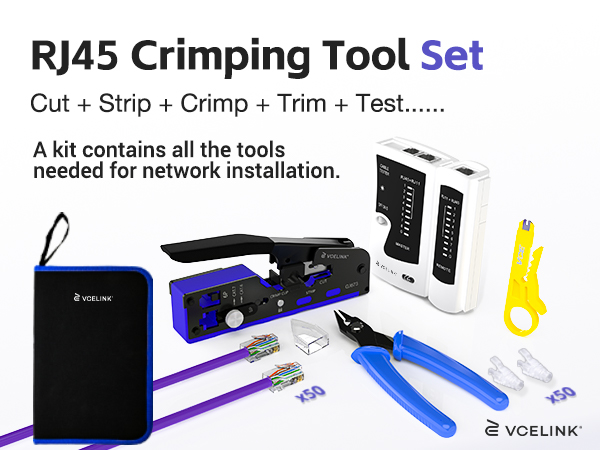 all-in-one rj45 crimping tool set