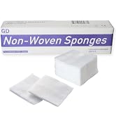 2x2 Gauze Pads, Non-Woven Sponges, Dental Gauze, Gauze Sponges for First Aid Kits, Gauze Pads - M...