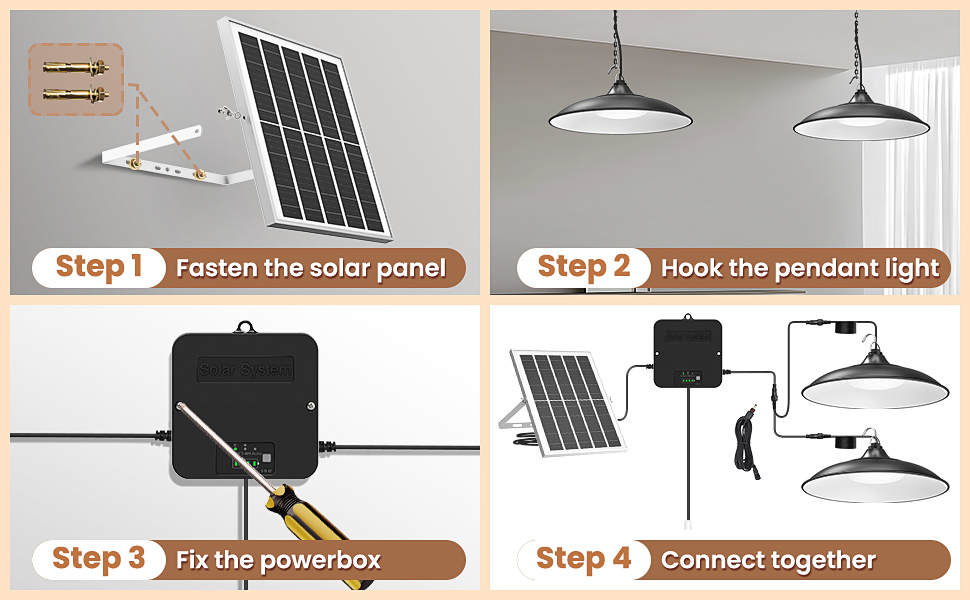 solar shed light Dual Lamp3