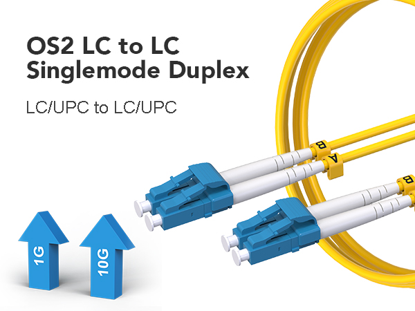 1G/10GB OS2 Optical Patch Cable 2 Meter(6.6ft)
