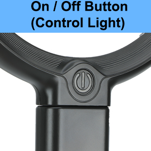 lighted magnifying glass
