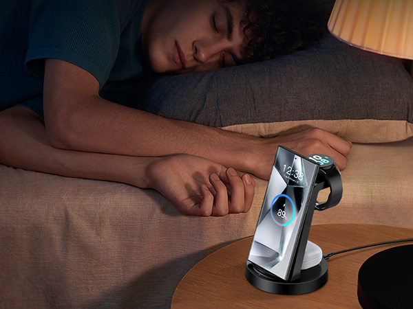 bedside nightstand charging station