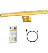 MIOBLUE Wireless Picture Lights with Remote, Full Metal Rechargeable Painting Light Display LED B...
