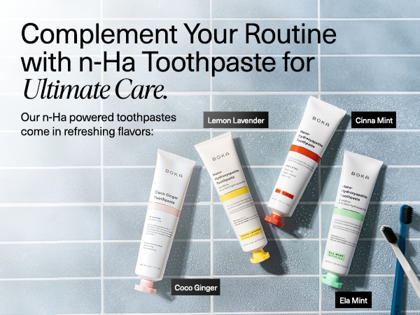 Boka toothpaste flavors