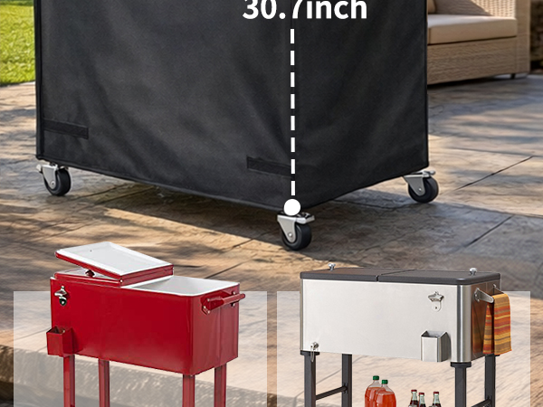 Patio Cooler Cart Cover