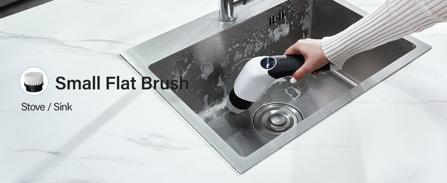 household essentials 8 in 1 cleaning brush scrubbing brush horsepower scrubber 