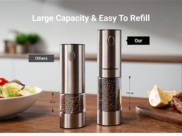 Lager Capacity and Easy To Refill
