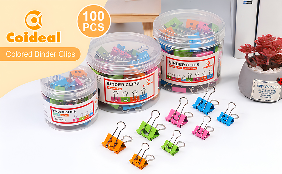 Coideal smiley binder paper clips