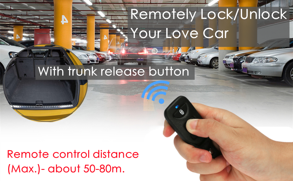 Remotely lock/unlock your love car