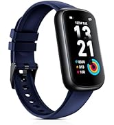 Health Fitness Tracker, Smart Watch with 24/7 Heart Rate Blood Oxygen Monitor, Sleep Tracker, Cal...