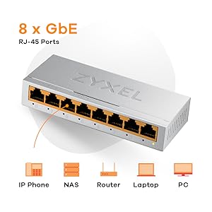 Plug-and-play to handle your daily network connectivity.