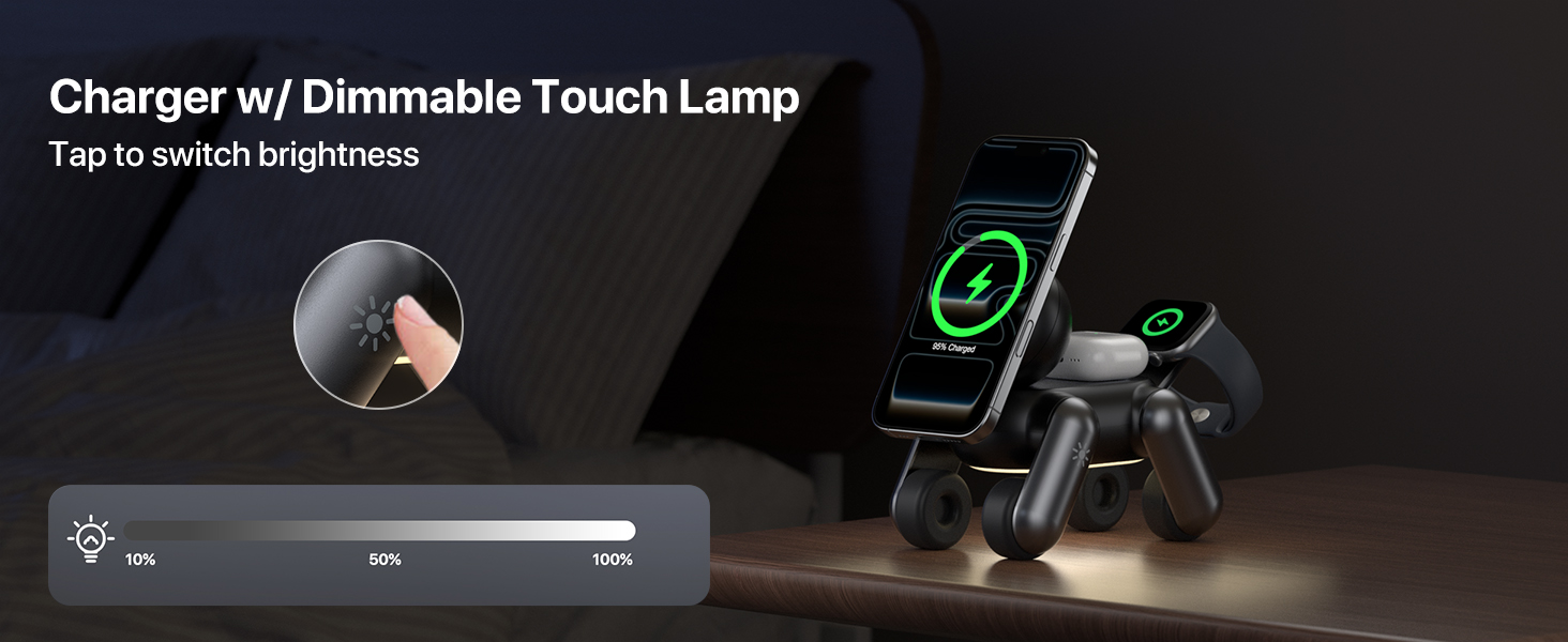 4 in 1 magnetic wireless charging station for apple devices