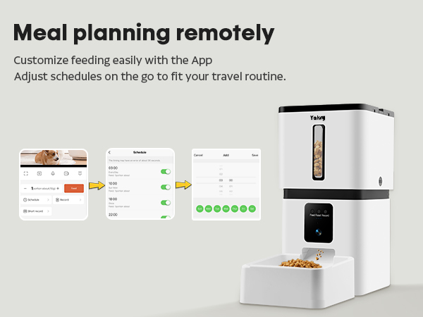 automatic dog feeder with camera