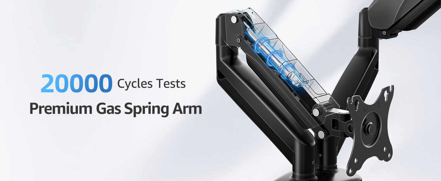 dual monitor desk mount