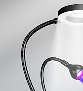 krofaue U V Nail Lamp for Gel X - Flash Cure Lamp Dual-Light Gel X U V Light with 6× Magnifier 4-...