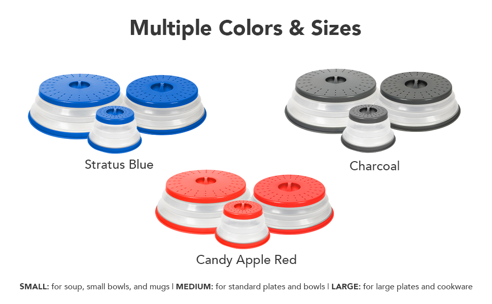 Tovolo Microwave Covers sold in multiple colors and sizes