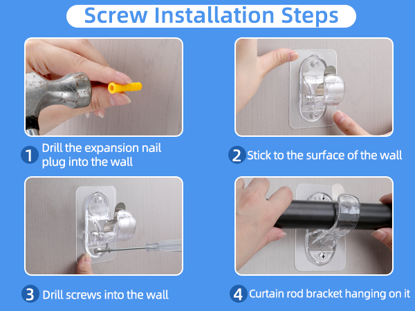 curtain rod holder