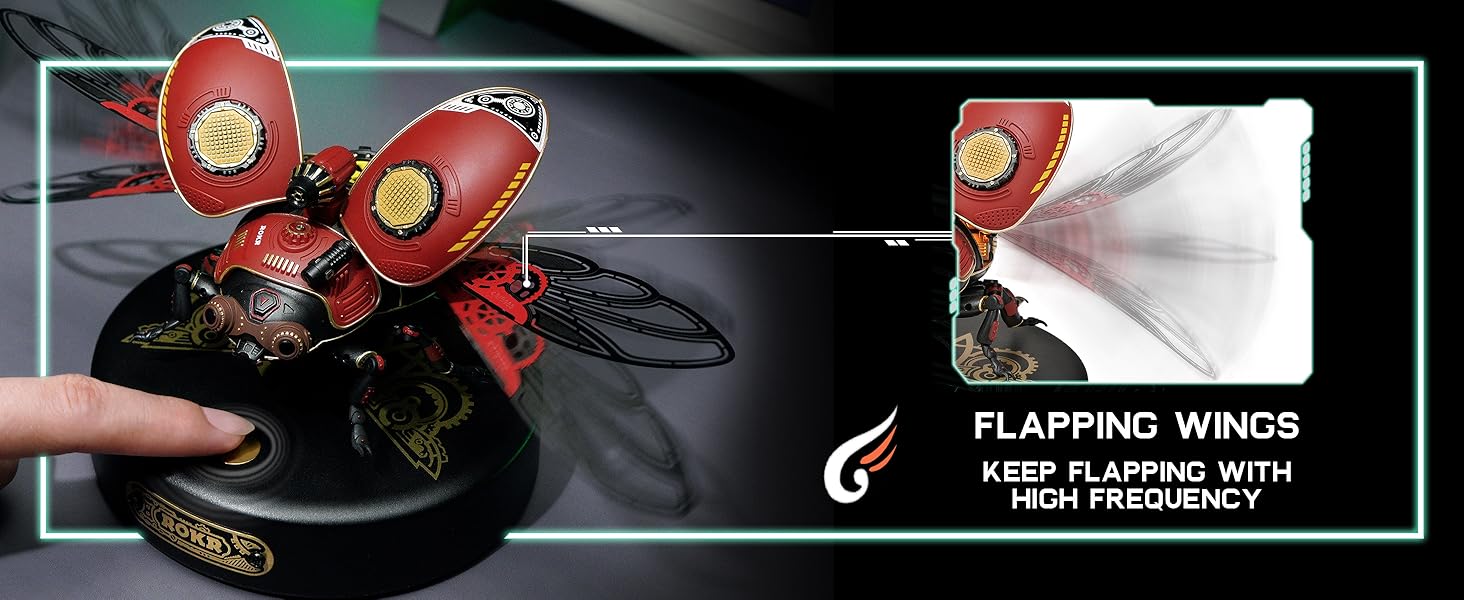 ROKR gundam plastic model kit star wars model building diy kits for adults 3d metal wooden puzzle