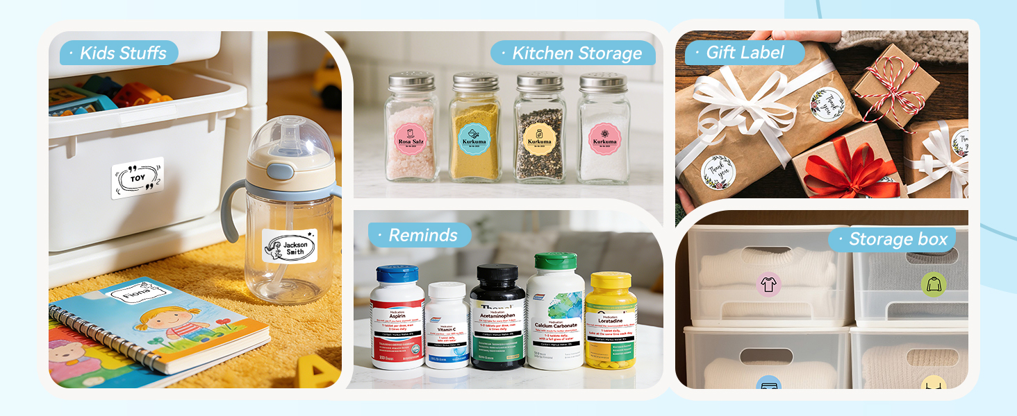 niimbot b2 pro label maker label sticker for home organization