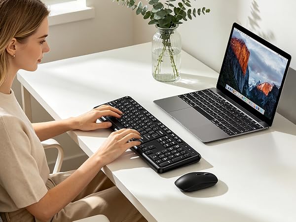 wireless mouse and keyboard combo