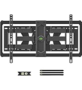 USX Mount Ultra-Slim Full Motion TV Wall Mount for 37-90 inch Flat Screen/LED/4K TV, TV Mount Dua...