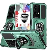 DpS for TCL K32 5G/TCL K33 5G Case with Kickstand, for TCL K32 5G/TCL K33 5G with Screen Protecto...