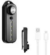 BoomFun Running Light for Runners, Clip on Flashlight Rechargeable Safety Light for Walking at Ni...