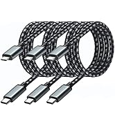 USB C to Micro USB Cable,Pofesun 3Pack 3ft Type C to Micro USB Charger Cable Braided Fast Chargin...