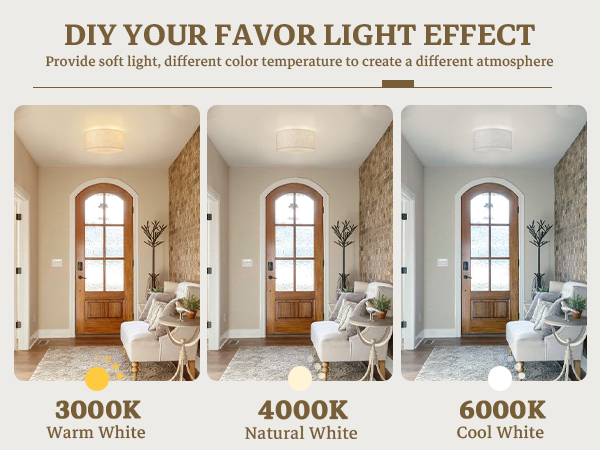 flush mount bedroom light fixture