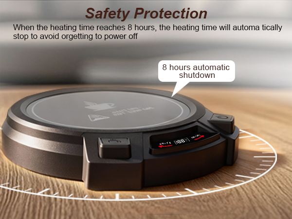 coffee warmer for desk auto shut off