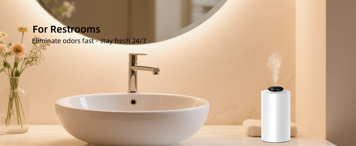 waterless car diffuser essential oil scent aromatherapy air freshener battery operated mini cordless