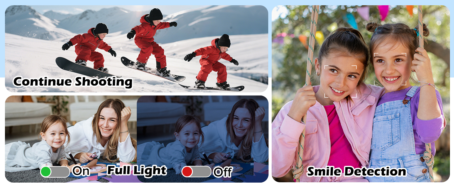 Kalofaye Digital Camera,Autofocus 4K Vlogging Camera