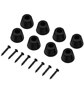 ASHATA 8 Pcs 30x20mm Rubber Feet Anti-Vibration Base Pad Stand for Speaker Guitar Amplifier w/Scr...