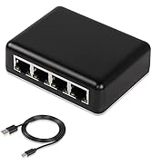 SinLoon RJ45 Network Splitter Adapter Gigabit,1000Mbps Ethernet Cable Splitter, Cat5,Cat6,Cat7,RJ...