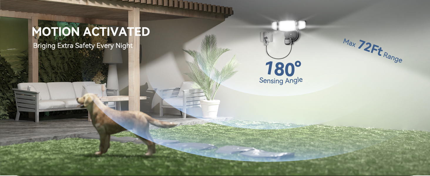 led motion sensor light outdoor